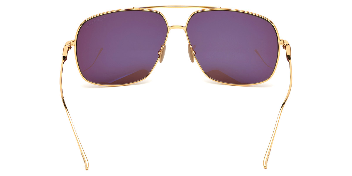 Color: Shiny TF Yellow Gold Titanium (30A) - Tom Ford FT0746John-0230A62