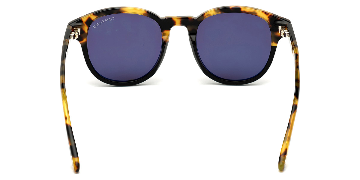 Color: Shiny Tortoise Clear-Cut Black (56A) - Tom Ford FT0752Jameson56A52