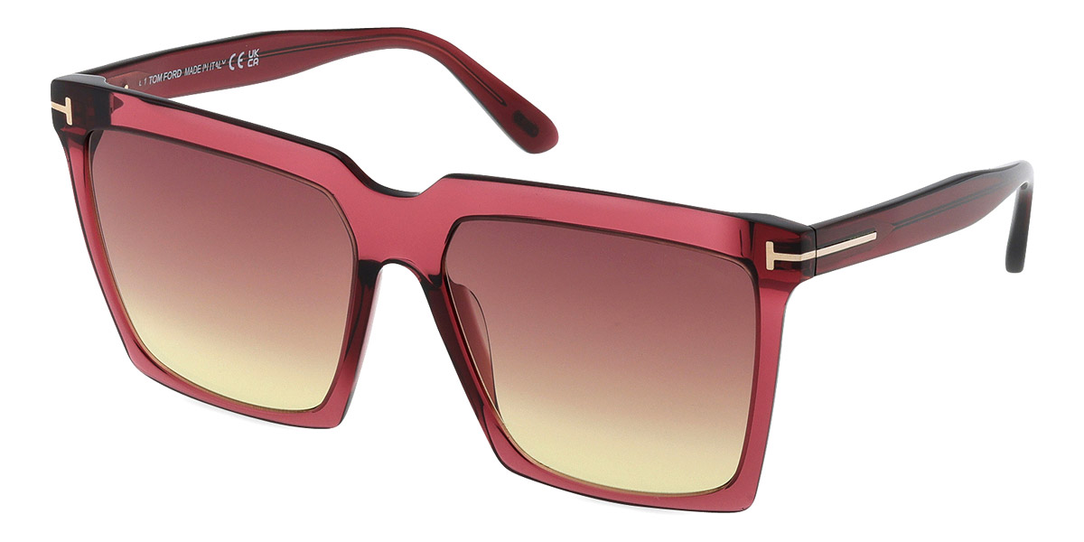 Color: Shiny Bordeaux (69T) - Tom Ford FT076469T58