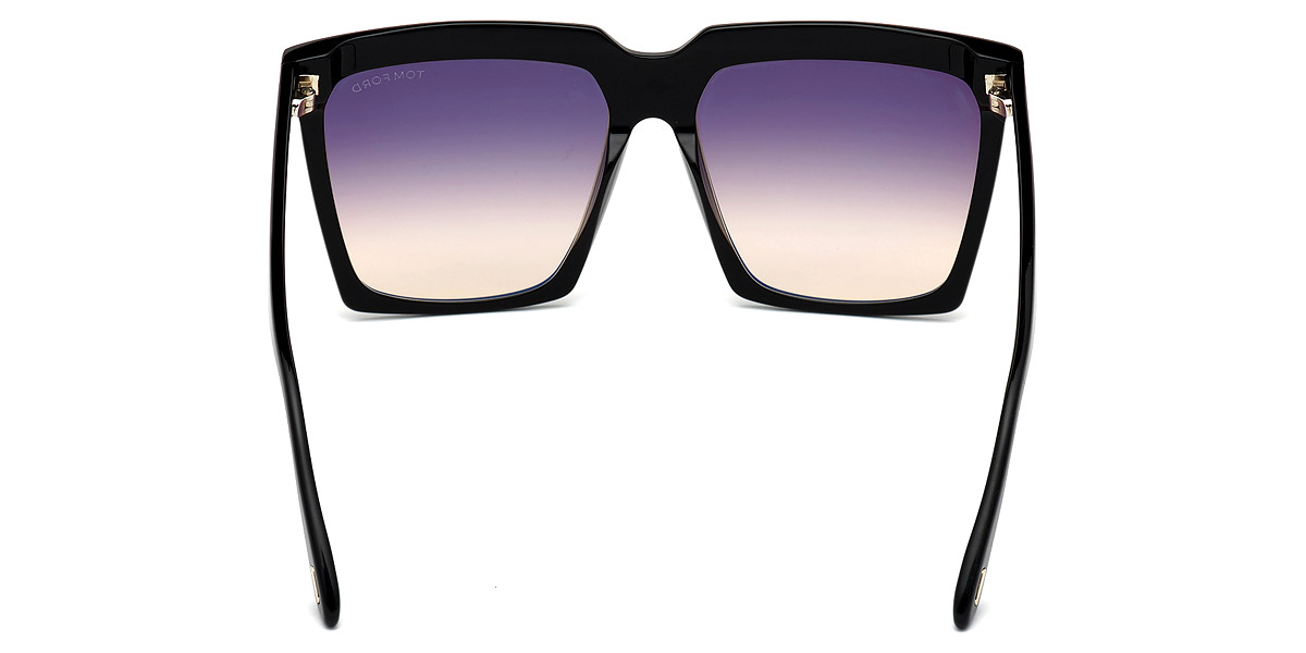 Color: Shiny Black (01B) - Tom Ford FT0764Sabrina-0201B58