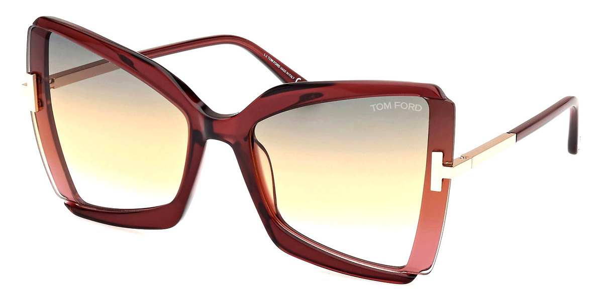 Color: Shiny Bordeaux (69T) - Tom Ford FT076669T63