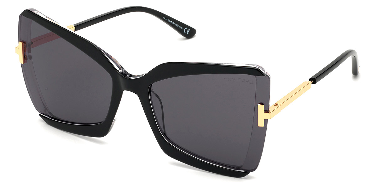 Color: Black & Crystal with Endura Gold (03A) - Tom Ford FT0766Gia03A63