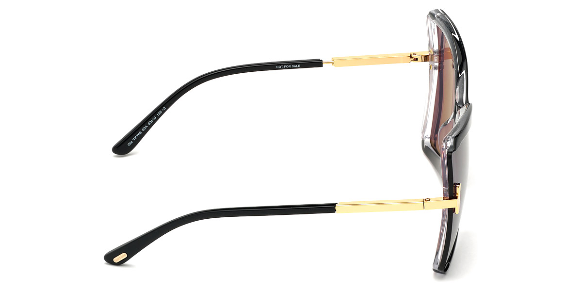 Color: Black & Crystal with Endura Gold (03A) - Tom Ford FT0766Gia03A63