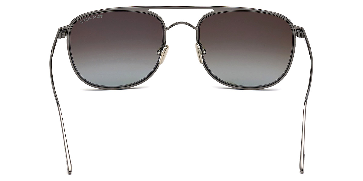 Color: Dark Ruthenium with Dark Havana (12Q) - Tom Ford FT0827Jake12Q56