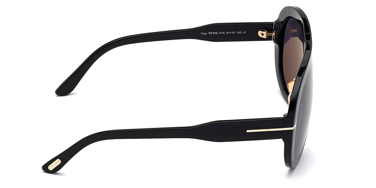 Color: Shiny Black (01A) - Tom Ford FT0836Troy01A61