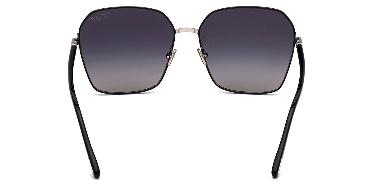 Color: Shiny Palladium/Black (01D) - Tom Ford FT0839Claudia-0201D62