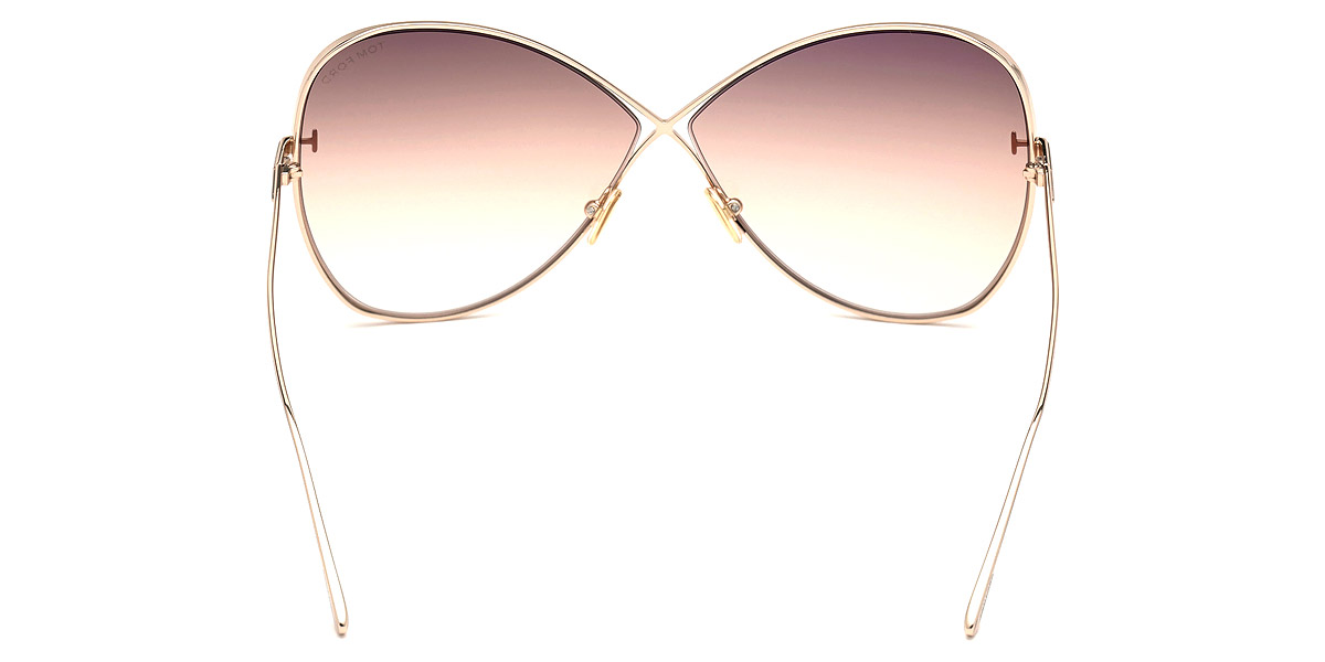 Color: Shiny Rose Gold (28F) - Tom Ford FT0842Nickie28F66