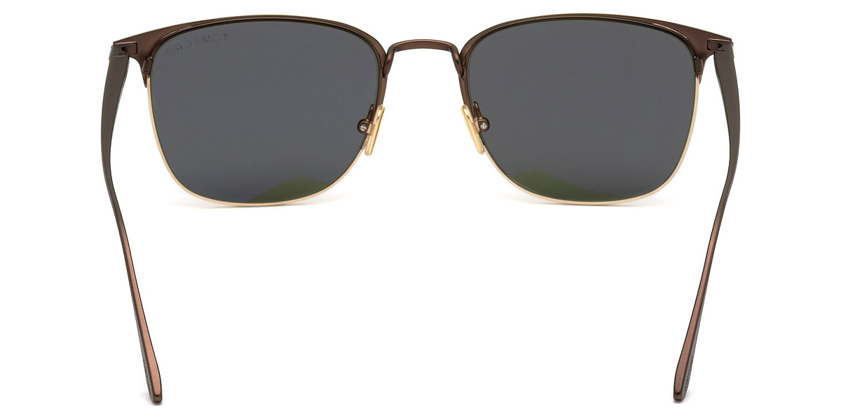 Color: Matte Dark Brown (49N) - Tom Ford FT0851Liv49N52