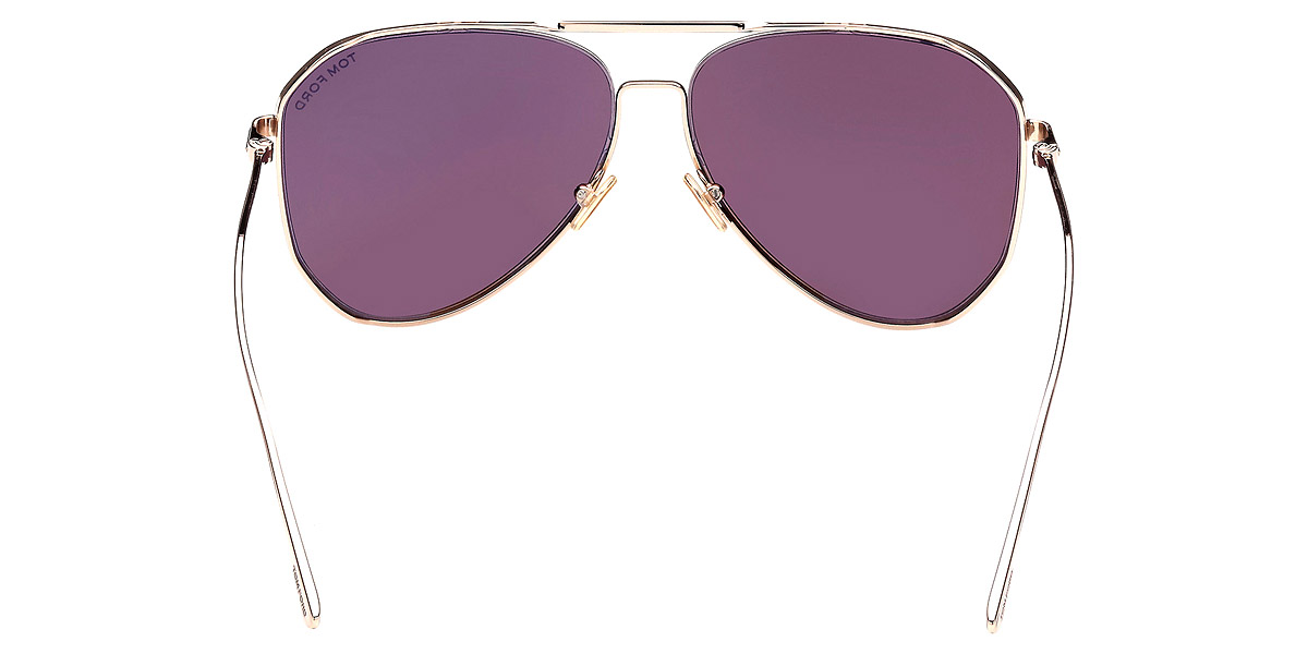 Color: Shiny Rose Gold (28E) - Tom Ford FT0853Charles-0228E60