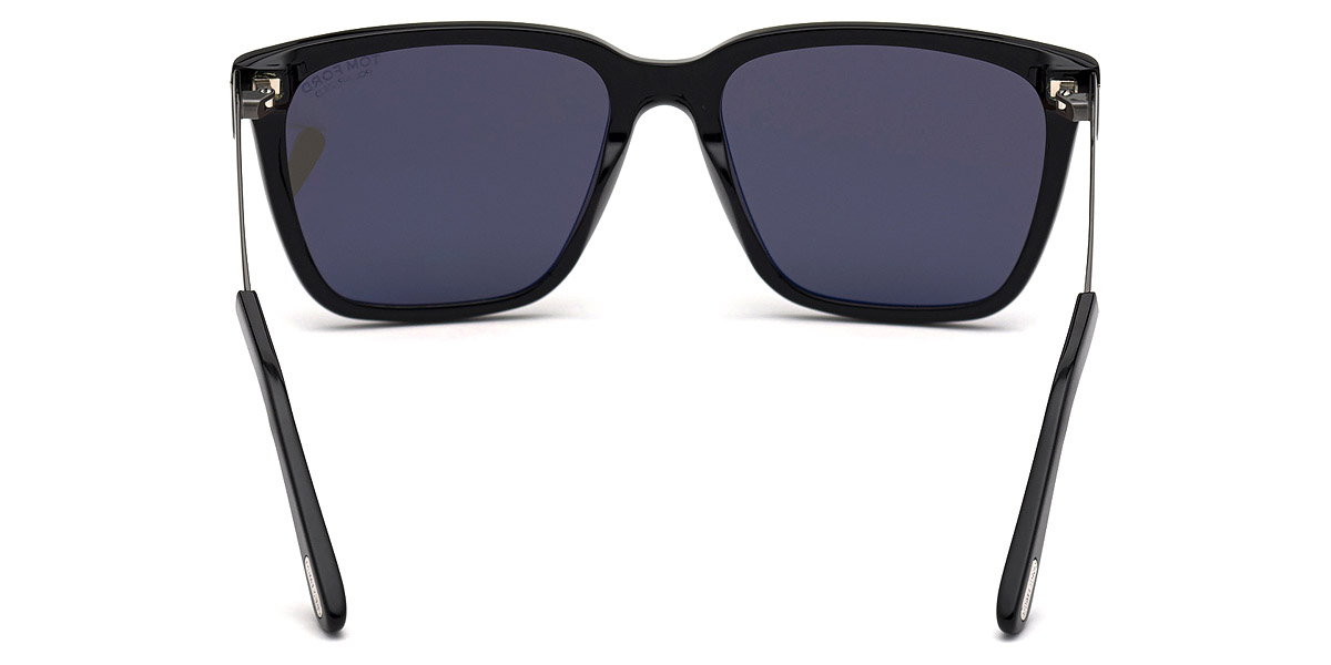 Color: Shiny Black with Shiny Dark Ruthenium (01D) - Tom Ford FT0862Garrett01D54