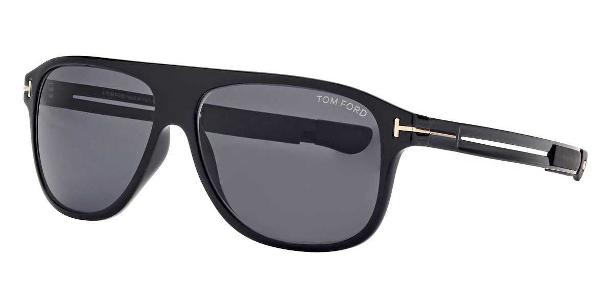 Tom Ford™ FT0880 Todd 01A 59 Shiny Black Sunglasses