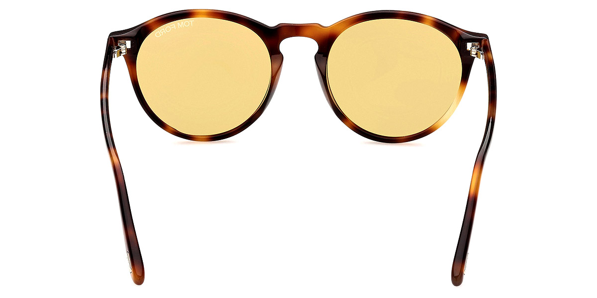 Color: Shiny Medium Blonde Havana (53E) - Tom Ford FT0904Aurele53E52