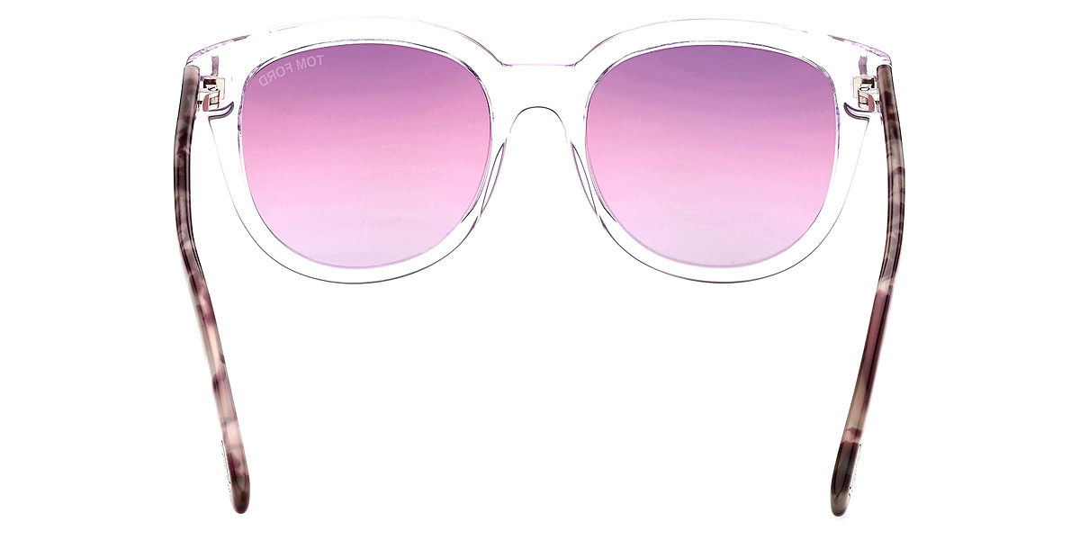 Color: Transparent Lilac with Lilac Vintage Havana (78Z) - Tom Ford FT0914Olivia-0278Z54