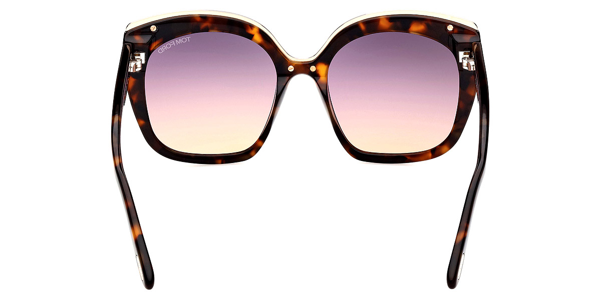 Color: Vintage Dark Havana with Rose Gold (55B) - Tom Ford FT0944Chantalle55B55