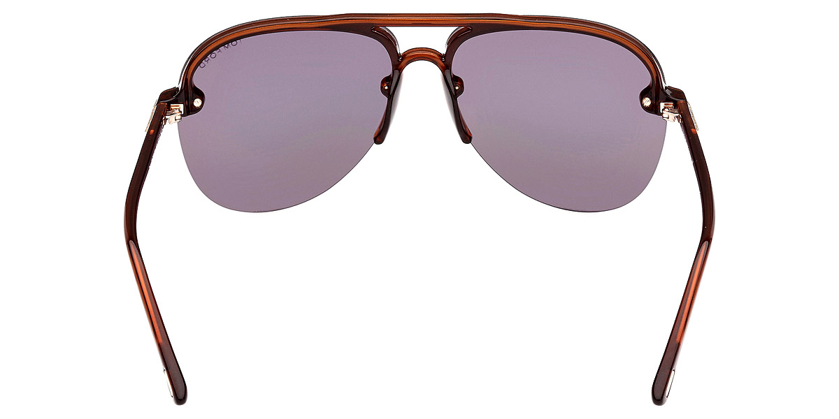 Color: Transparent Brown/T Logo (45A) - Tom Ford FT1004Terry-0245A62