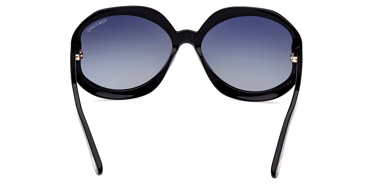 Color: Shiny Black (01B) - Tom Ford FT1011Georgia-0201B62