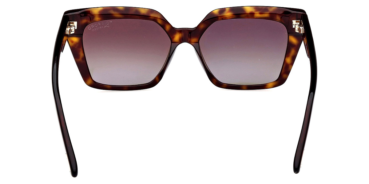 Color: Shiny Dark Havana/T Logo (52H) - Tom Ford FT1030Winona52H53