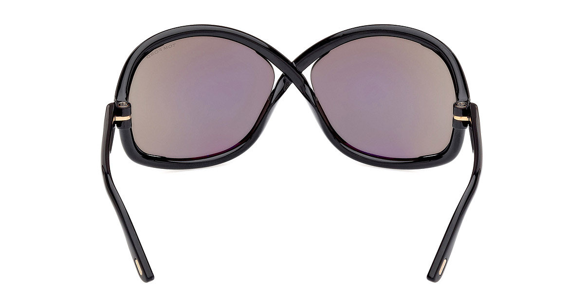 Color: Shiny Black/T Logo (01A) - Tom Ford FT1068Bettina01A68