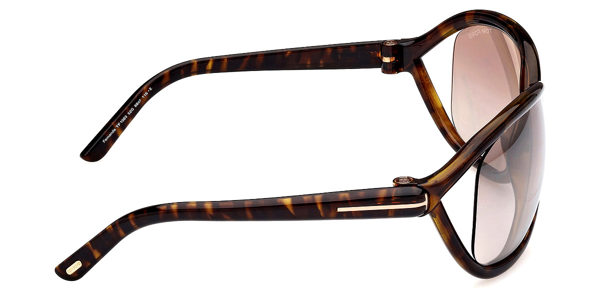 Color: Classic Dark Havana/T Logo (52G) - Tom Ford FT1069Fernanda52G68