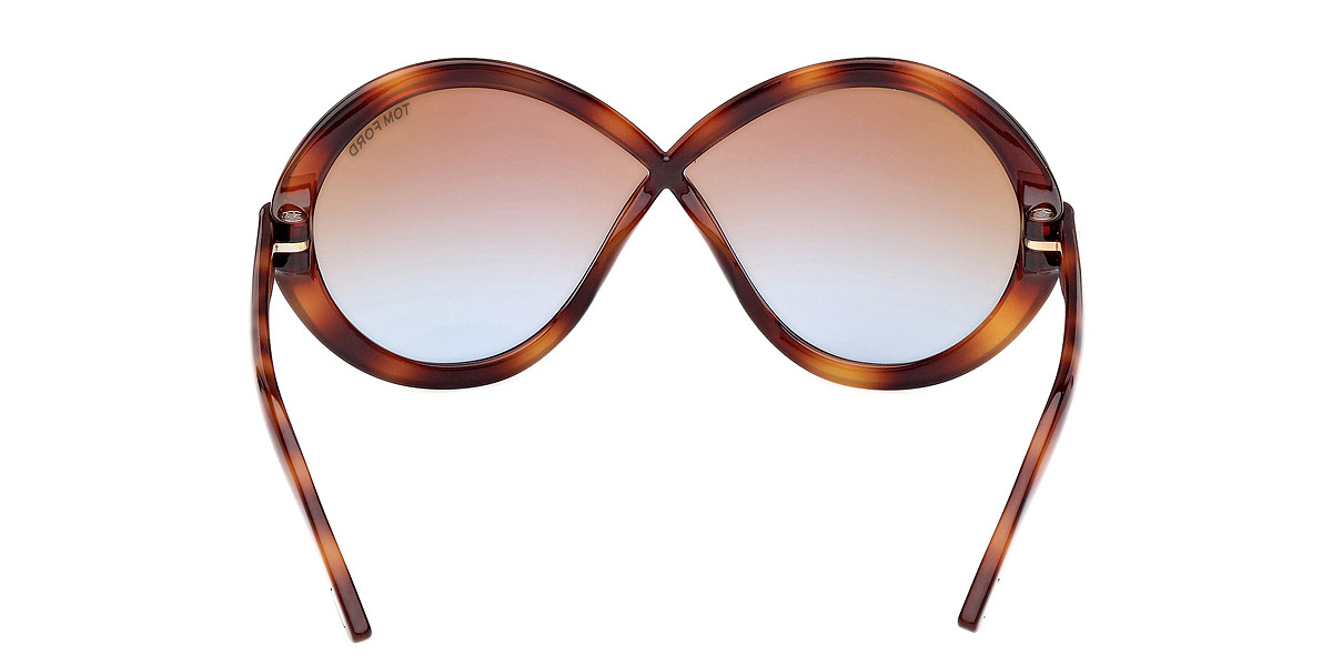 Color: Classic Medium Havana/T Logo (53F) - Tom Ford FT1070Jada53F68