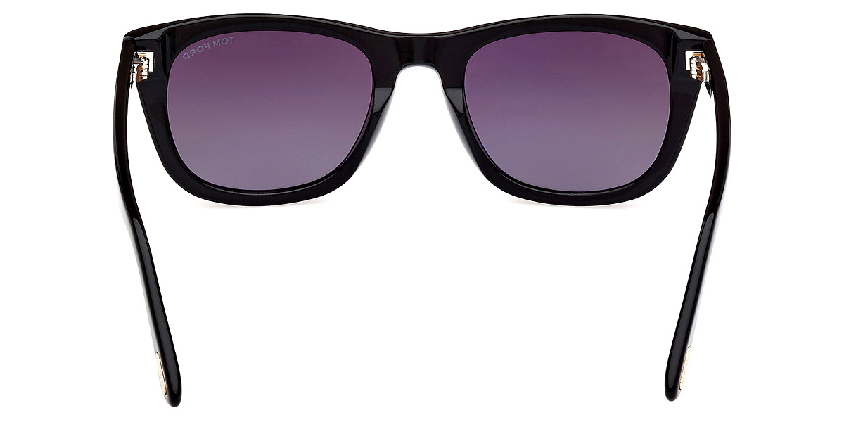 Color: Shiny Black/Eco/T Logo (01B) - Tom Ford FT1076Kendel01B54