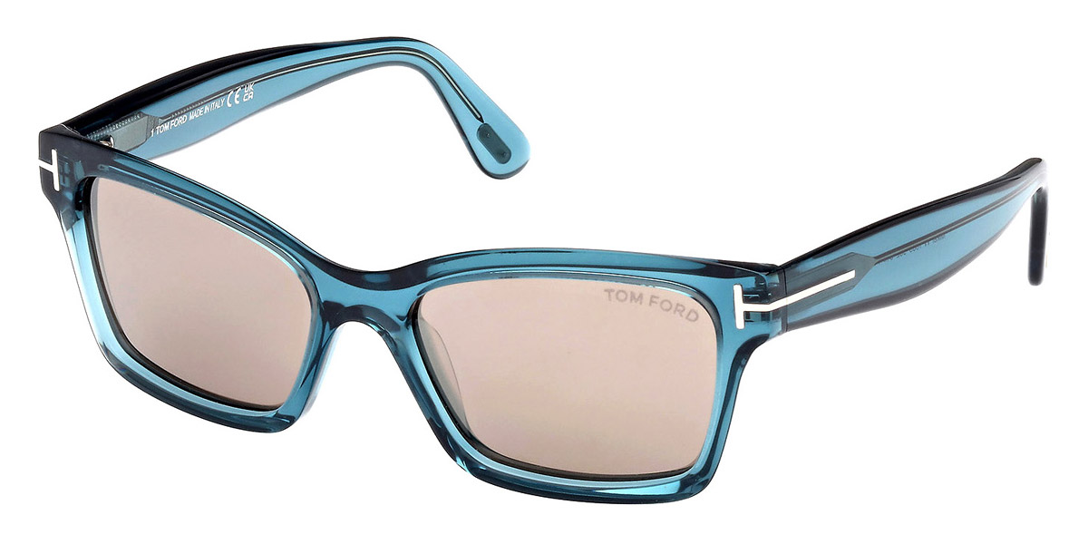 Color: Shiny Turquoise (90L) - Tom Ford FT108590L54