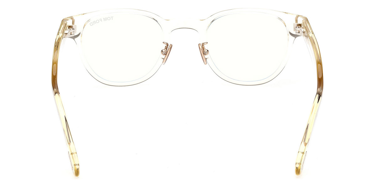 Color: Shiny Transparent Light Yellow/T Logo (039) - Tom Ford FT5783-D-B03947