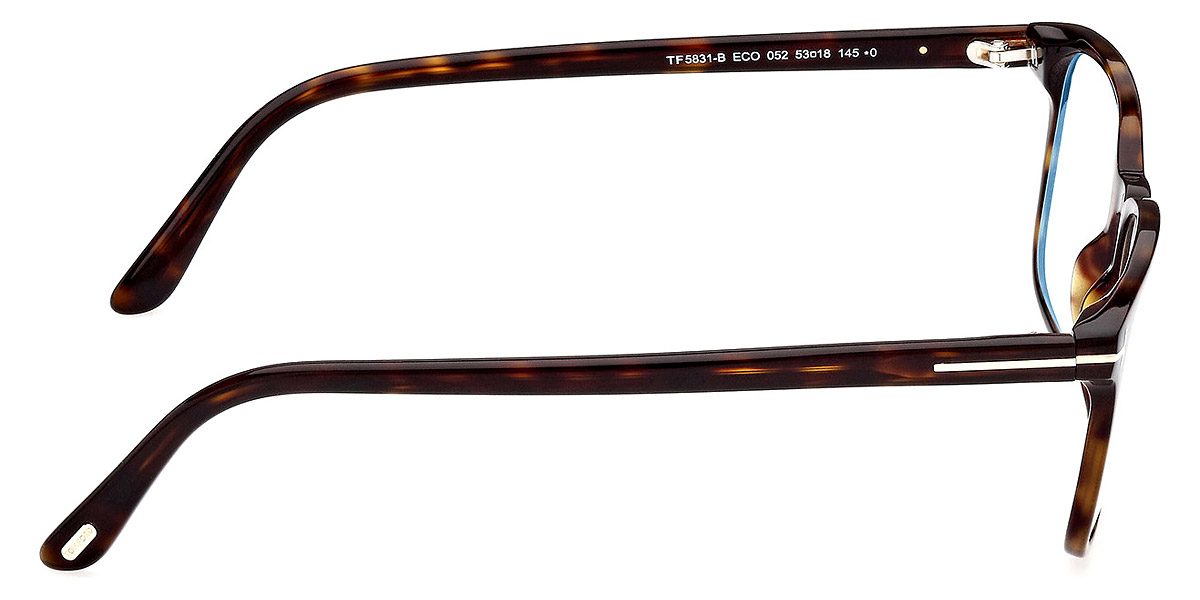 Color: Shiny Dark Havana/T Logo (052) - Tom Ford FT5831-F-B05255