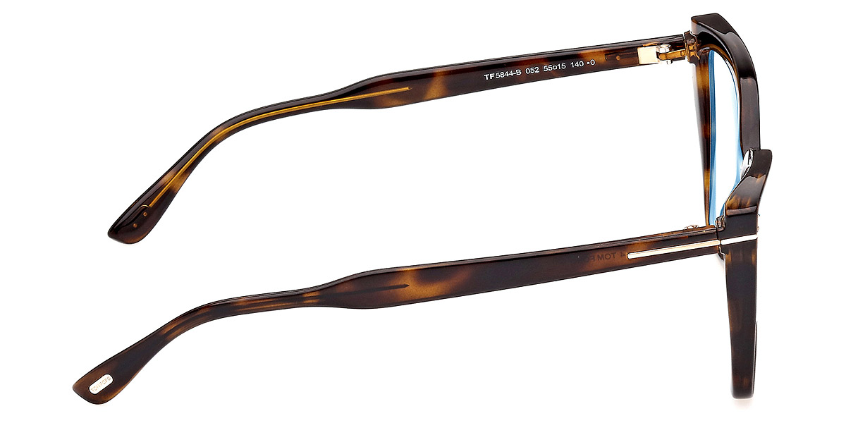 Color: Shiny Dark Havana/T Logo (052) - Tom Ford FT5844-B05255