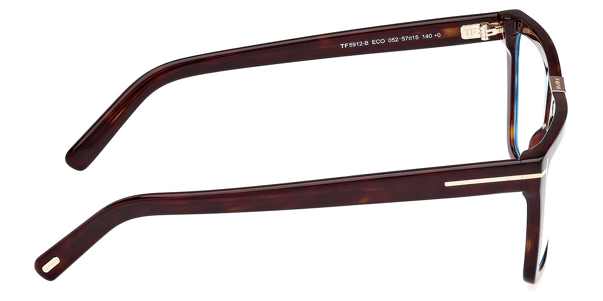 Color: Dark Havana/Shiny Dark Brown (052) - Tom Ford FT5912-B05257