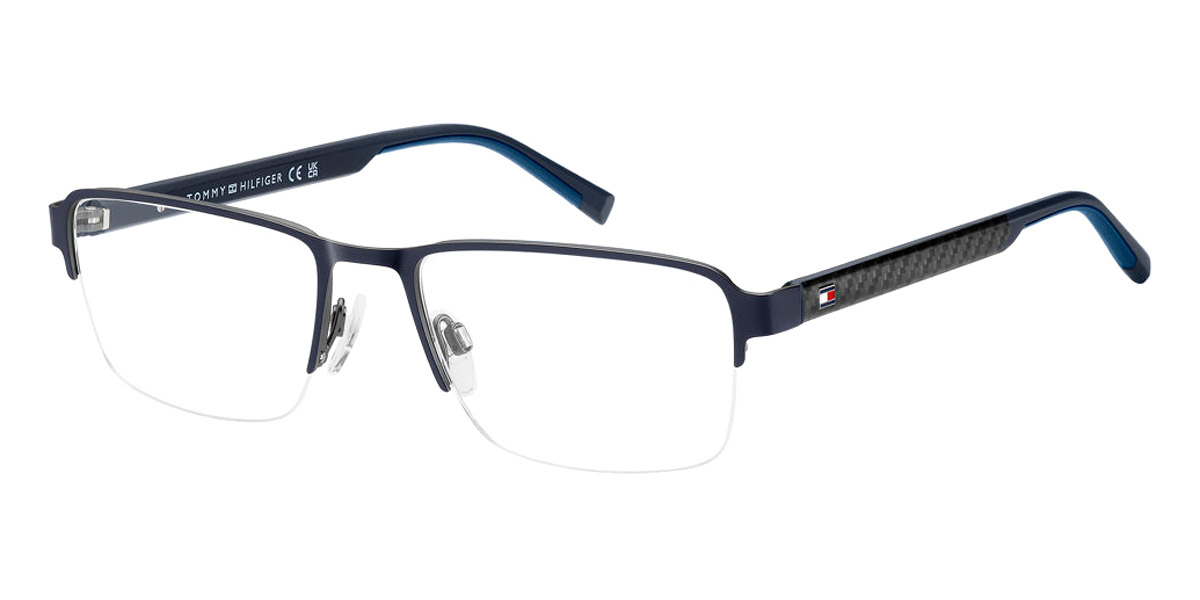 Color: Blue Dark Ruthenium (0YOB) - Tommy Hilfiger THF21970YOB55