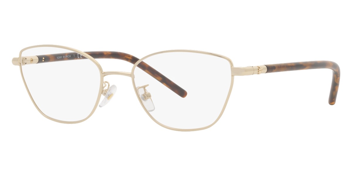 Tory Burch™ TY1074 3314 52 Shiny Light Gold Eyeglasses