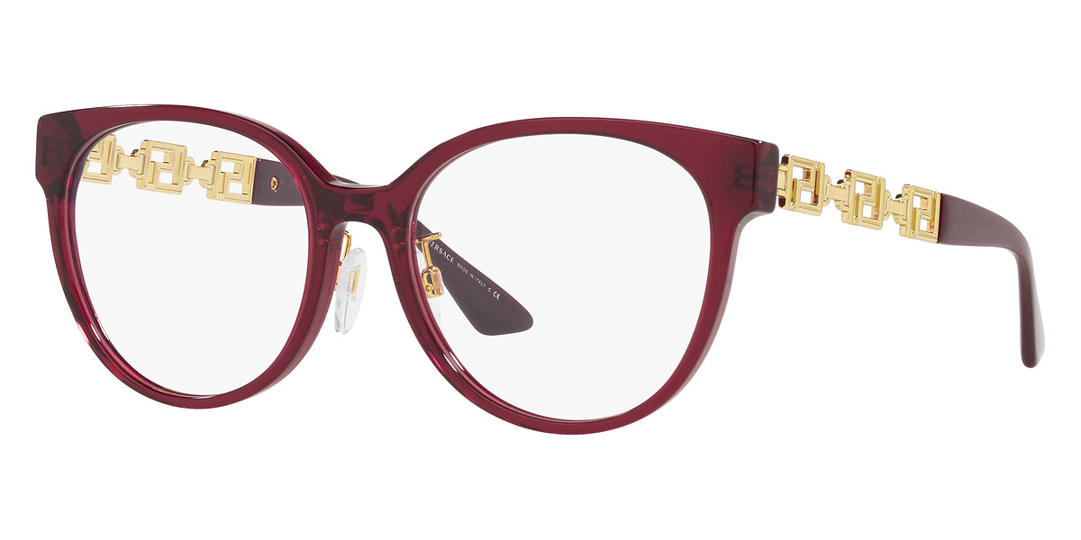 Color: Transparent Red/Gold (388) - Versace VE3302D38854