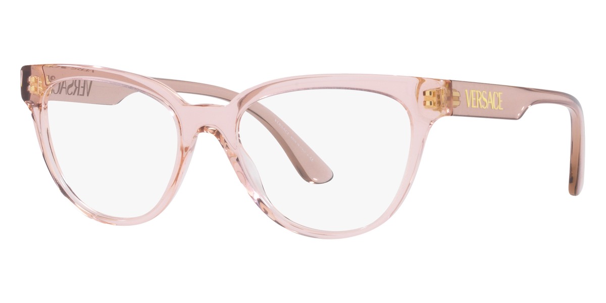 Versace™ VE3315 5339 54 Transparent Pink Eyeglasses