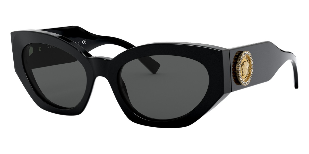 Versace™ VE4376B GB1/87 54 Black Sunglasses