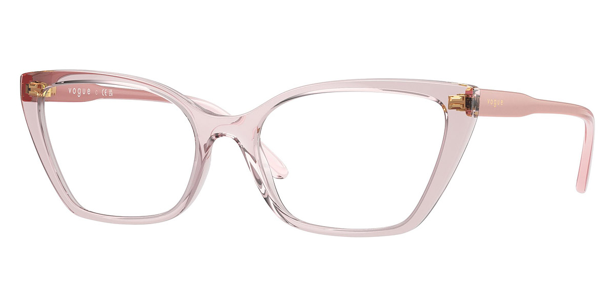 Vogue™ VO5519 2942 54 Pink Gradient Transparent Pink Eyeglasses