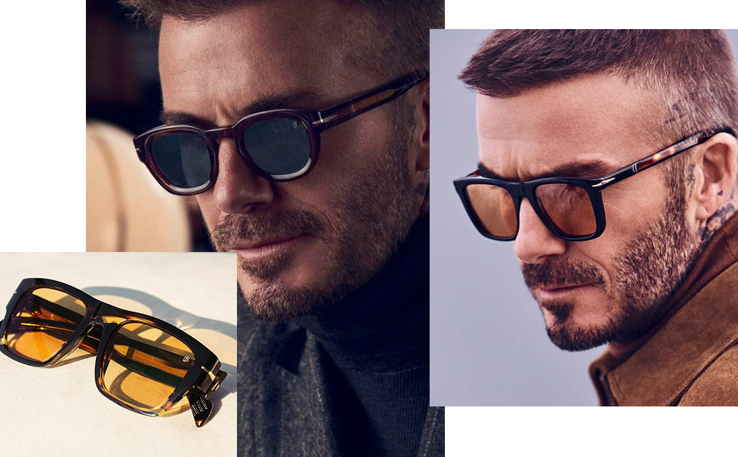 David Beckham Motorcycle Sunglasses and Eyeglasses